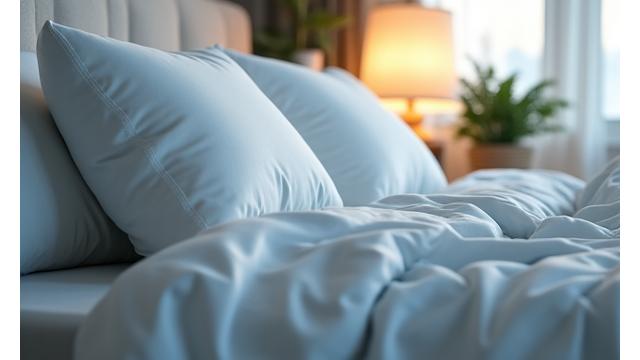 Persona durmiendo plácidamente en una cama cómoda.