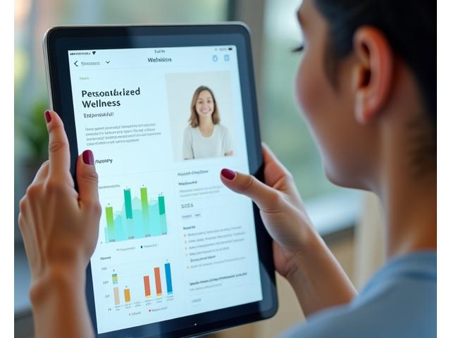 Demostración interactiva del proceso de personalización de Senda Plena, mostrando pantallas de progreso y resultados de un plan de bienestar