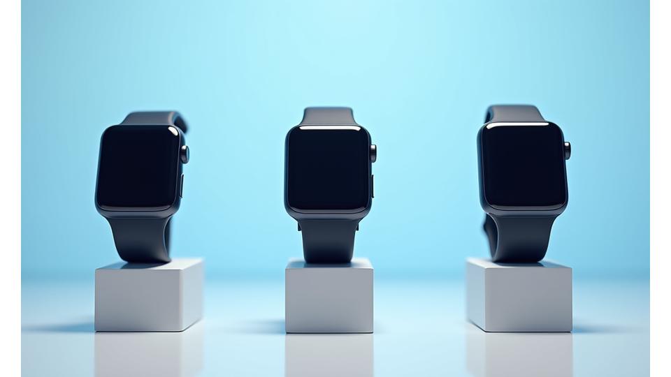Comparativa Side-by-Side de Apple Watch, Samsung Galaxy Watch y Garmin Forerunner.
